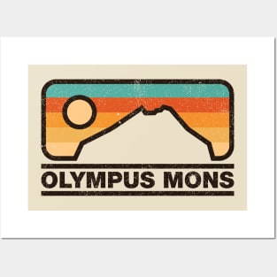 Olympus Mons - Mars Vintage v2 Posters and Art